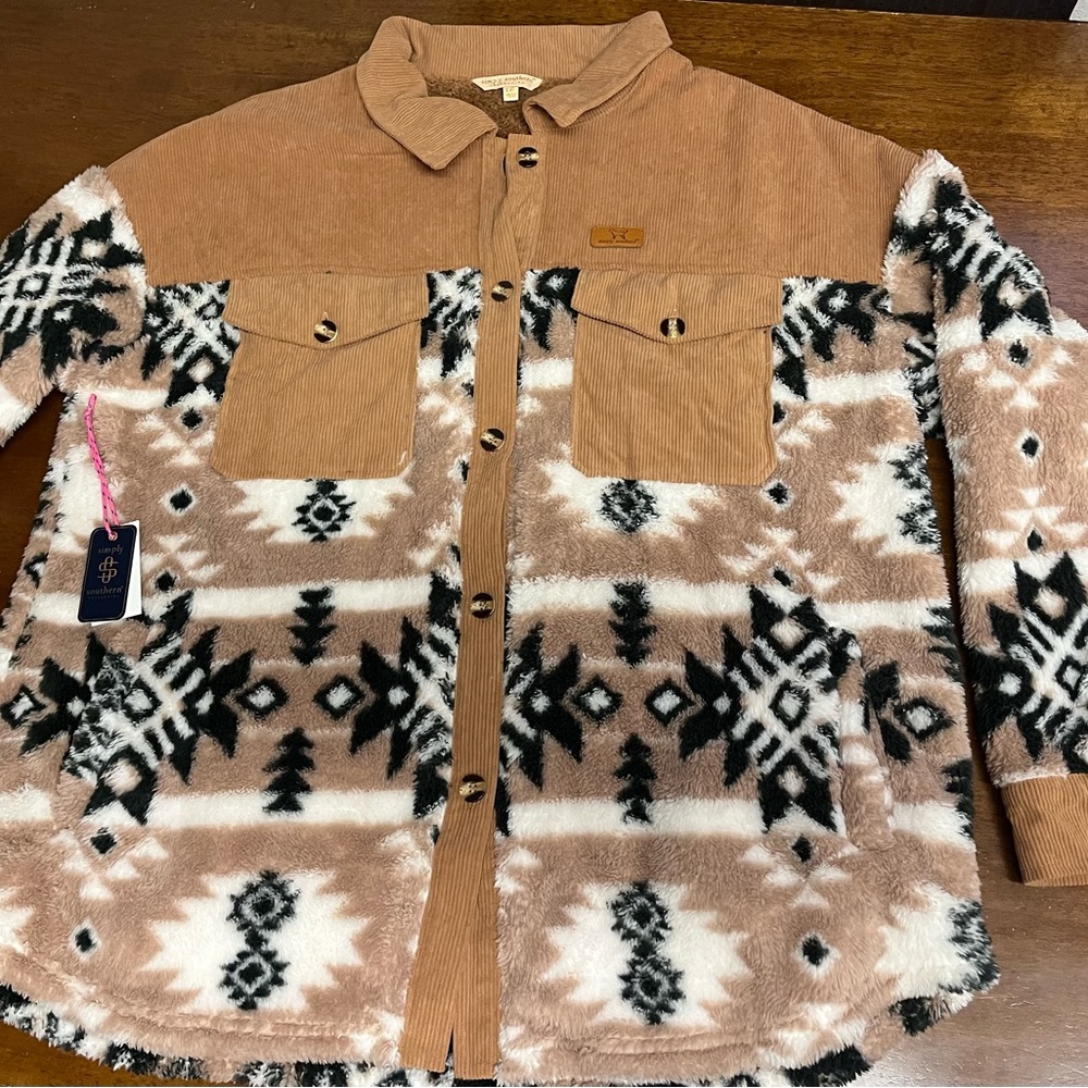 Simply Southern jacket sweater NWT